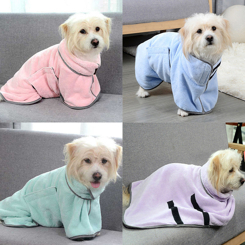 UDOGDRY™ Ultra Comfortable Microfiber Absorbent Dog Bathrobe