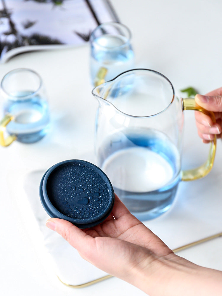 ULUXX™ Signature European Elegance: Premium Bottle & Glass Cup Ensemble