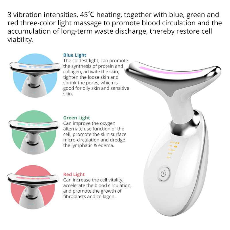 LUMINATONE™ Skin Elevate Wand Light Therapy for Skin Rejuvenation & Neck Beauty