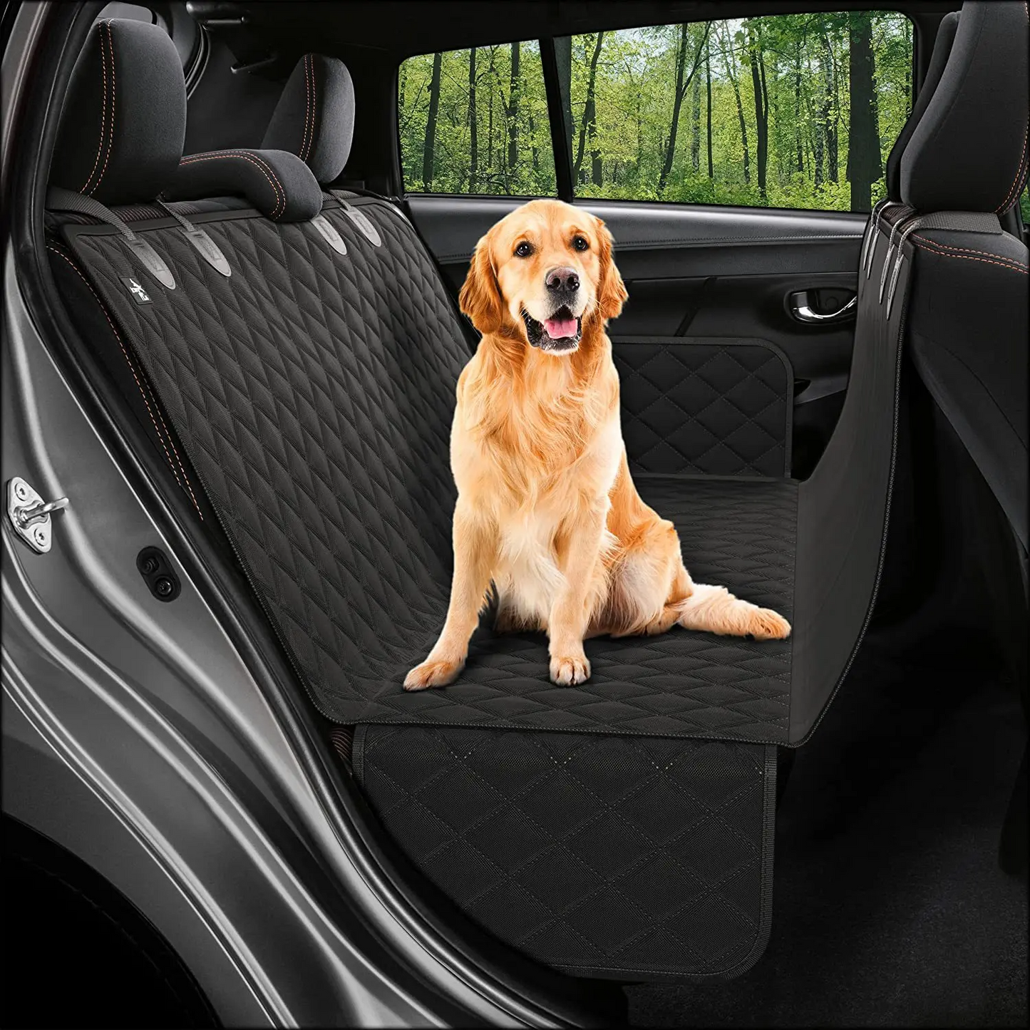 USeat Protect ™ Waterproof Rear Back Car Seat Cover for Pet Travel