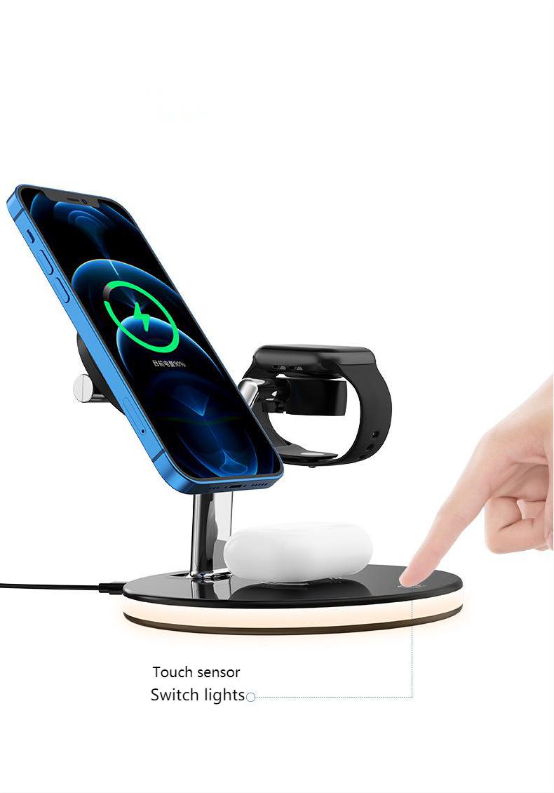 UtechCharger™ Elegant Wireless Dock Station 3 in 1 with Night Lamp