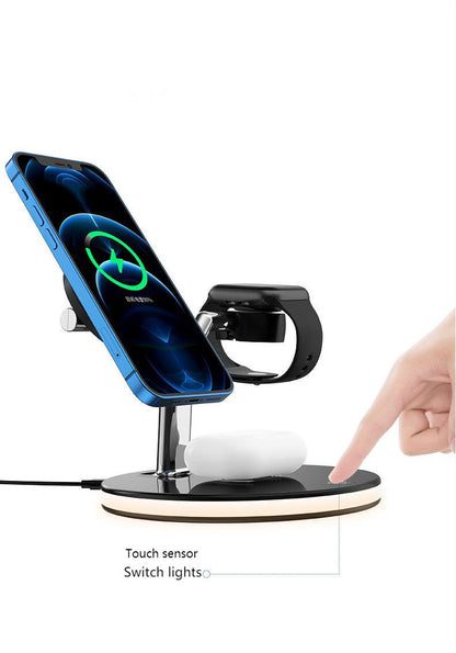 UtechCharger™ Elegant Wireless Dock Station 3 in 1 with Night Lamp