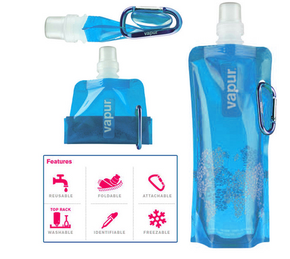 VAPUR SPORT 10 Collapsible Water Bottle BPA Free For Sports