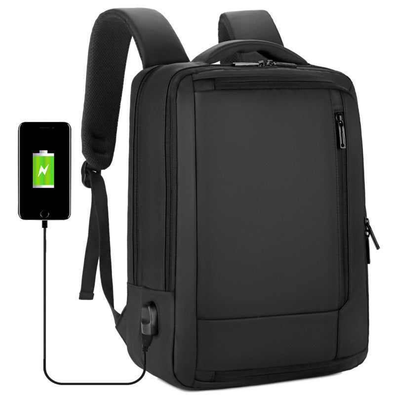 LEXBACK™ Waterproof Executive Backpack for Laptop with USB Port