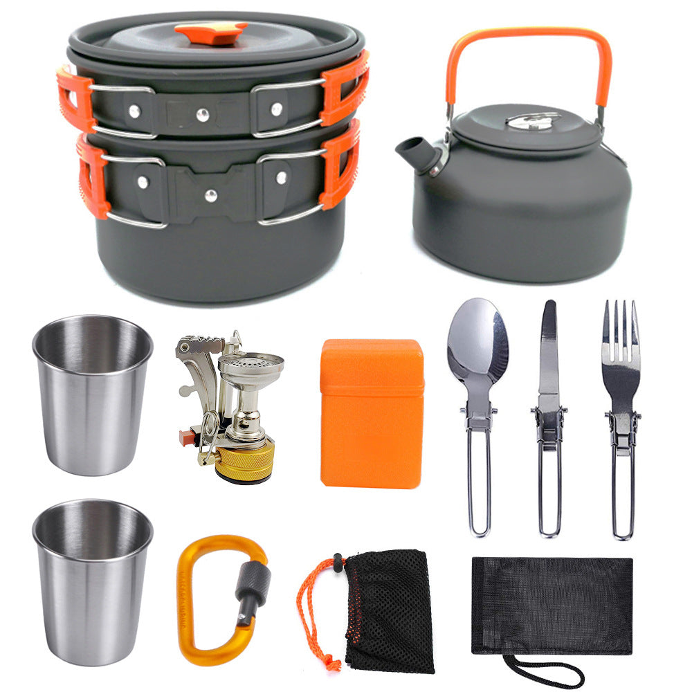 FORMAQ™ Portable Camping Cooking Kit 13 in 1 Adventure Collection