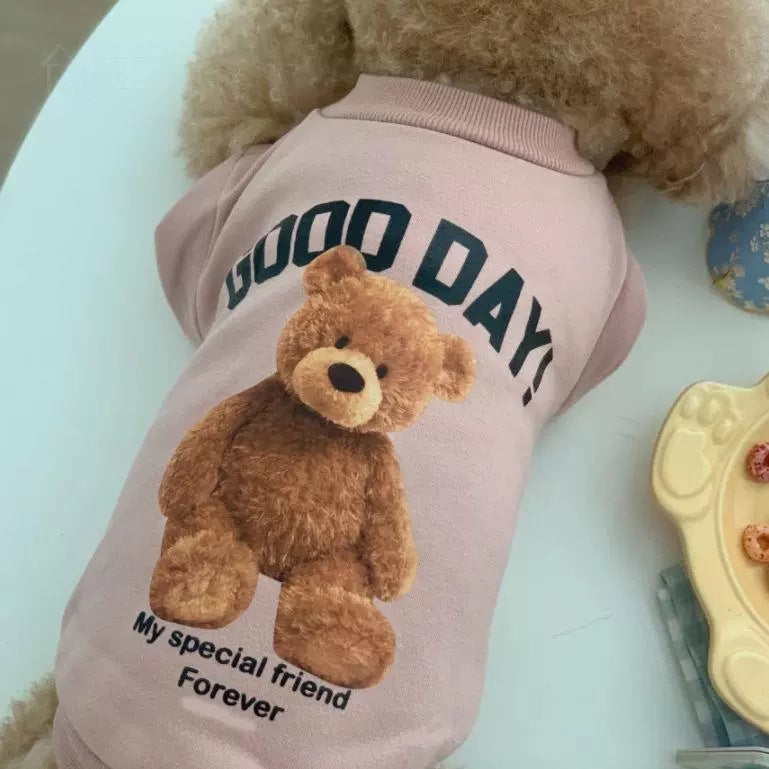 Comfortable Cute Bear Dog Clothes