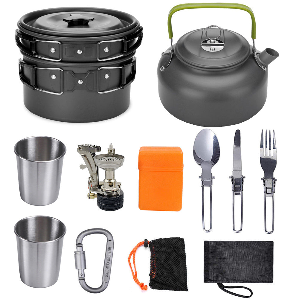 FORMAQ™ Portable Camping Cooking Kit 13 in 1 Adventure Collection