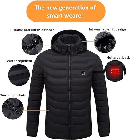 UThermalTech Jacket™: Unisex Self Heated Waterproof and Insulated Coat