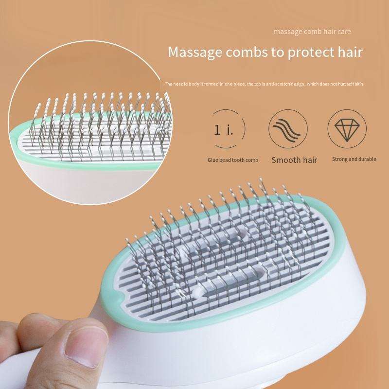 Cat Comb with UV LED Sterilization Light - Brush for Pets Hairs