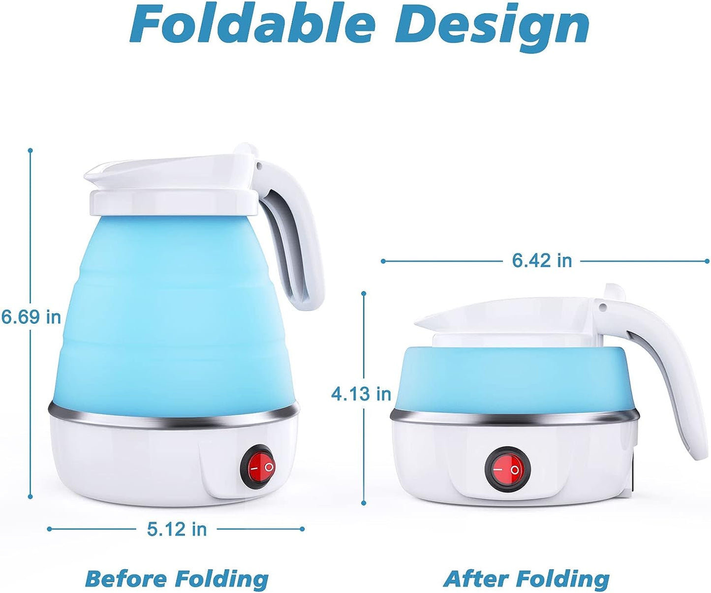 TRAVELKETTLE FLEX™ Foldable and Portable Electric Kettle