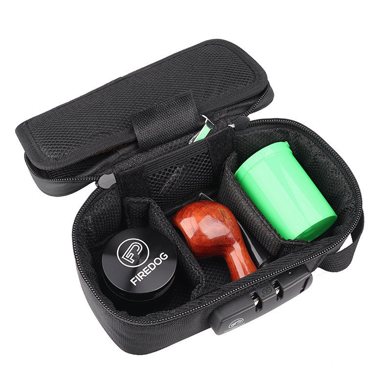 FIREDOG Carbon Odor Proof Case with Lock for Travel Storage