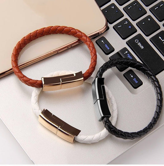 BUY 1 and GET 2 - NEWIRE™ Leather Charging Bracelet