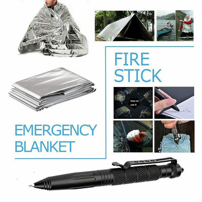 EMDB™ Outdoor Emergency 14 in 1 Survival Kit Adventures Collection