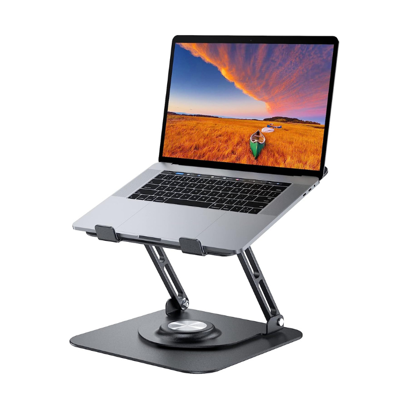 FlexBase™ Aluminum 360° Laptop Stand for Mac and PC