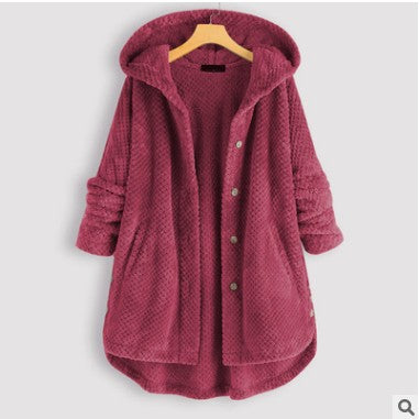 ULinePureColor™ Comfortable Women Winter Coat Hooded Thick