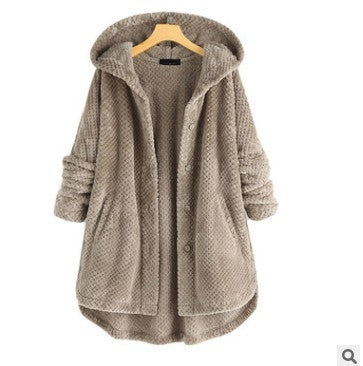 ULinePureColor™ Comfortable Women Winter Coat Hooded Thick