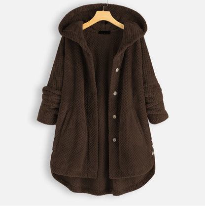 ULinePureColor™ Comfortable Women Winter Coat Hooded Thick