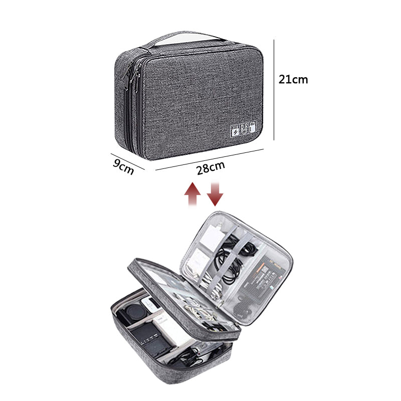 USTOREE™  Multilayer Travel Electronics Organizer