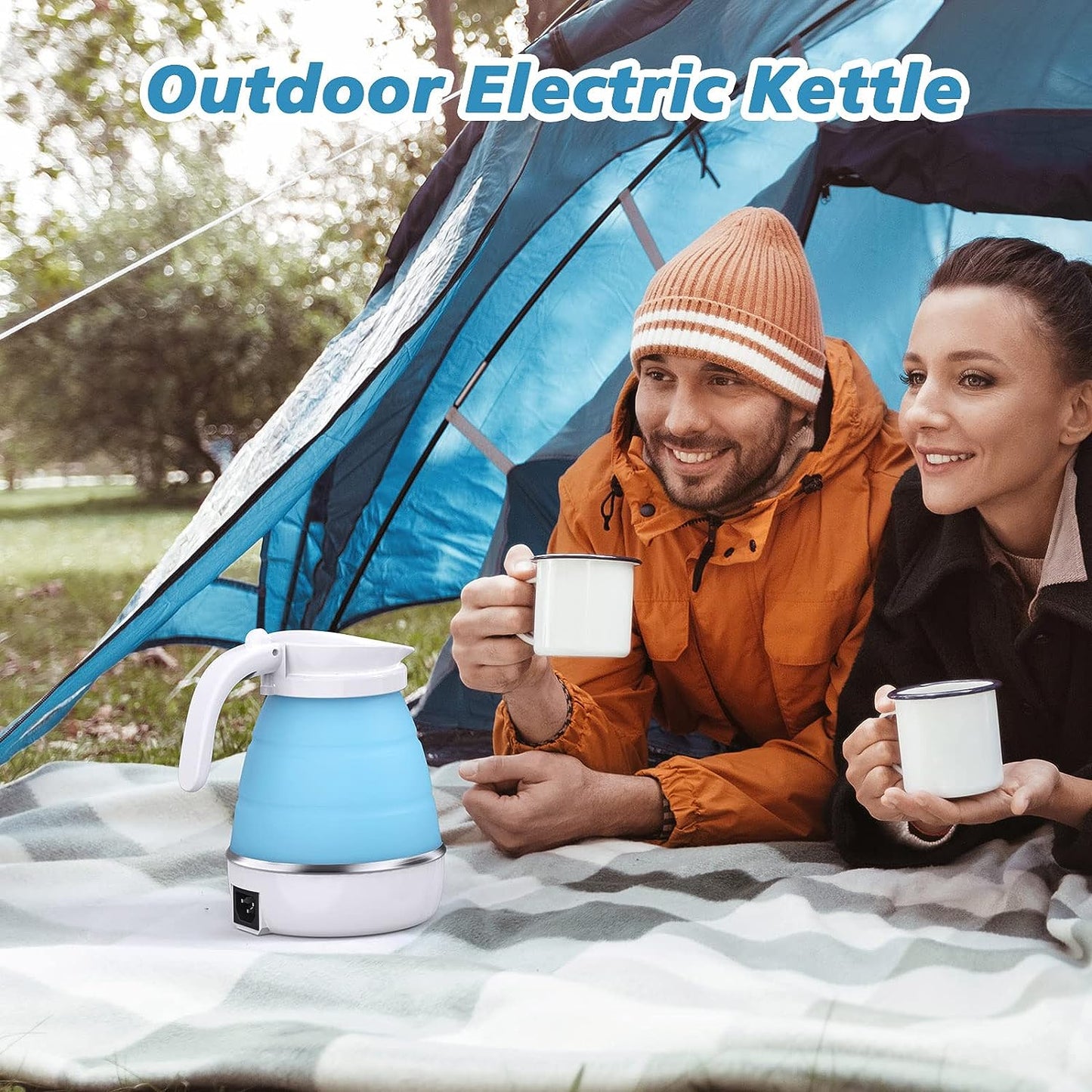 TRAVELKETTLE FLEX™ Foldable and Portable Electric Kettle