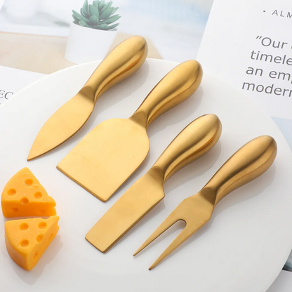 UHome Line™ Stainless Steel Delight: Cheese & Fruit Utensil Set