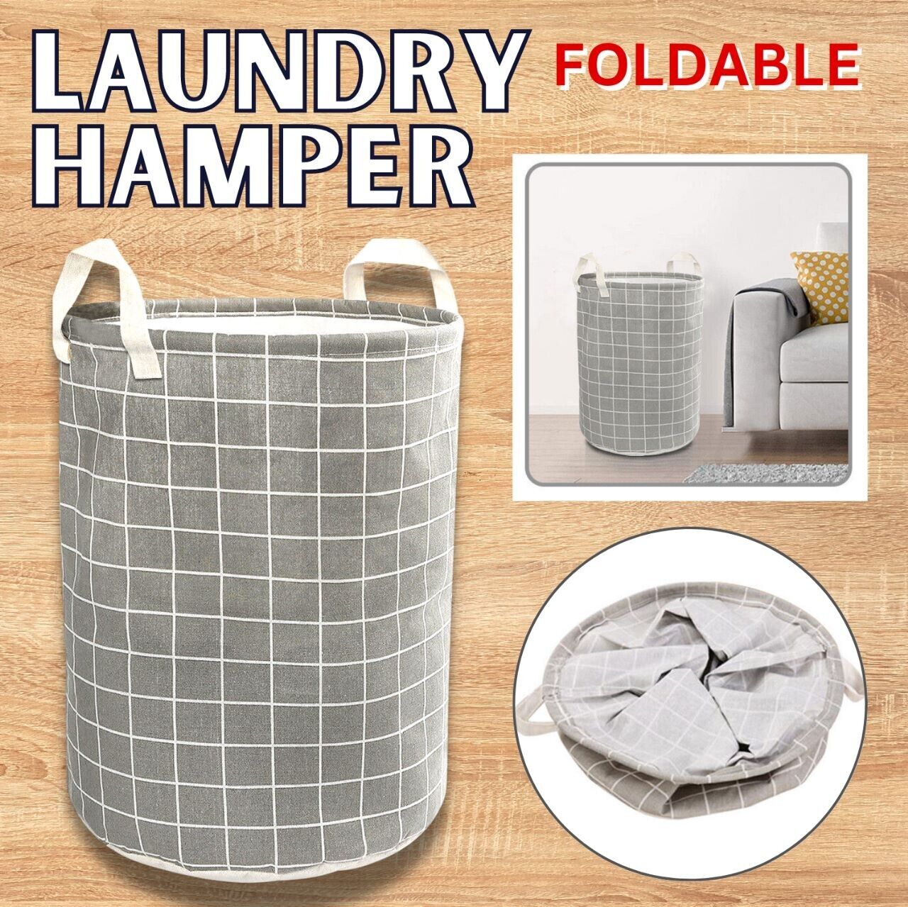 UFold-N-Go™ Laundry Hamper