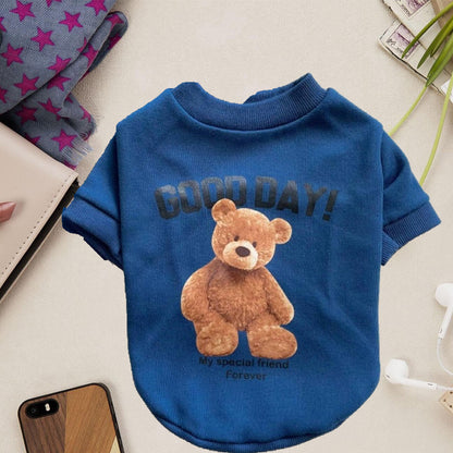 Comfortable Cute Bear Dog Clothes