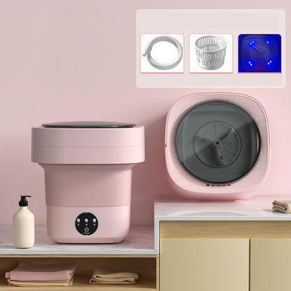 UHome Mini™ Foldable Washing Machine with Sterilization Light: The Ultimate Laundry Companion