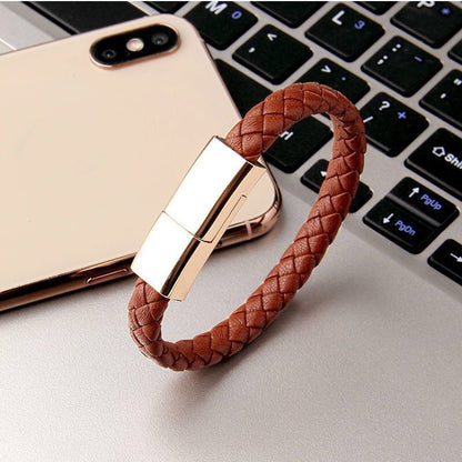 BUY 1 and GET 2 - NEWIRE™ Leather Charging Bracelet