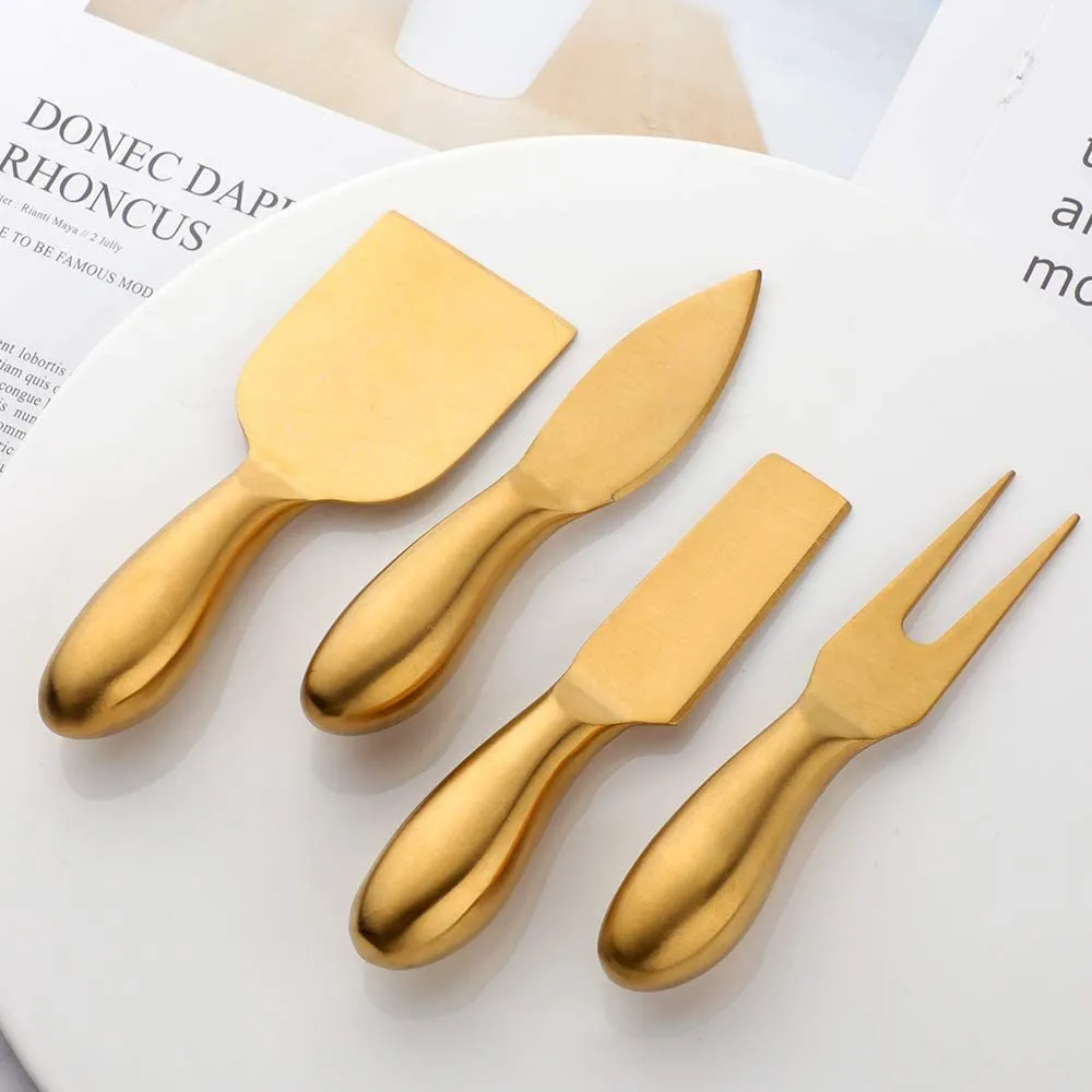 UHome Line™ Stainless Steel Delight: Cheese & Fruit Utensil Set