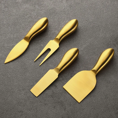 UHome Line™ Stainless Steel Delight: Cheese & Fruit Utensil Set