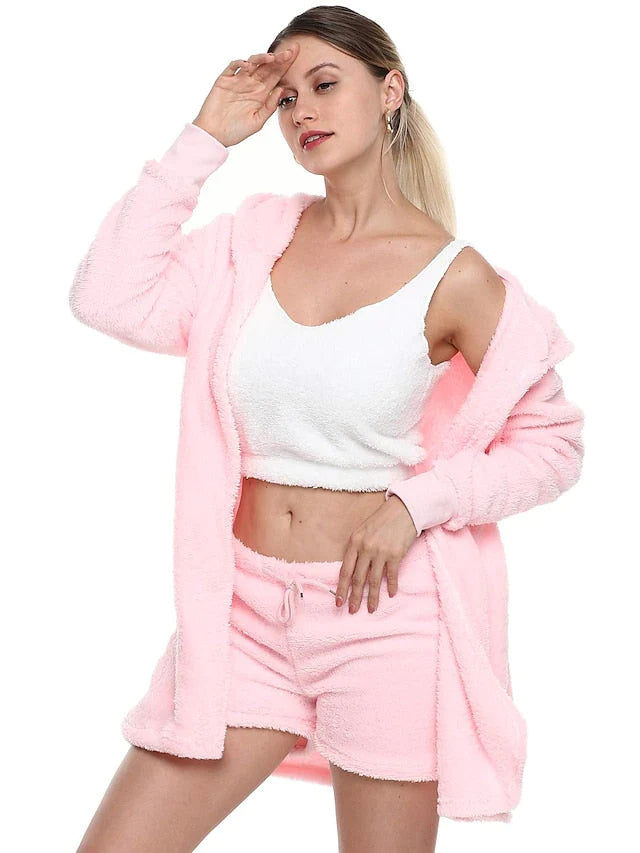 UStoree™ Ladies 3-Pieces Fleece Set - Cozy Winter Loungewear